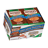 Snyder's Of Hanover 100 Calorie Packs pretzel sticks, 10 on-the-go packs Left Picture